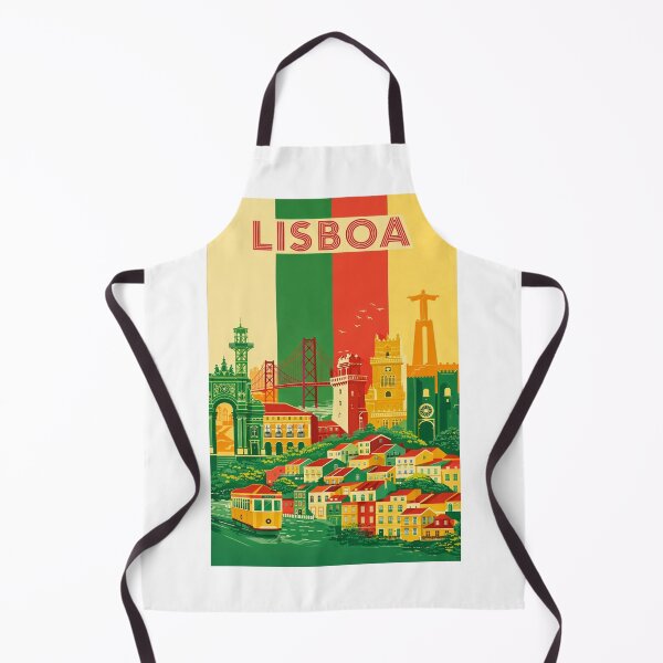 Item preview, Lisboa Cityscape with Belém Tower, Christ the King and Alfama Hills designed and sold by Aryabek.