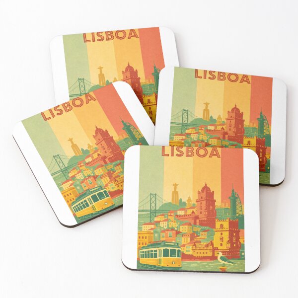 Item preview, Lisboa Panorama with Belem Tower, Tram 28 and Cristo Rei designed and sold by Aryabek.