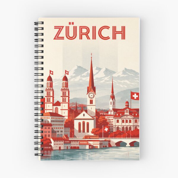 Item preview, Zürich Cityscape with Grossmünster, Fraumünster and Swiss Alps designed and sold by Aryabek.