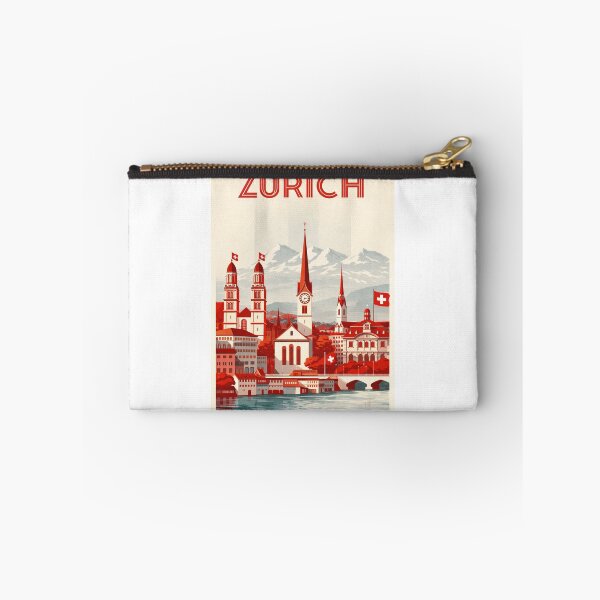 Item preview, Zürich Cityscape with Grossmünster, Fraumünster and Swiss Alps designed and sold by Aryabek.