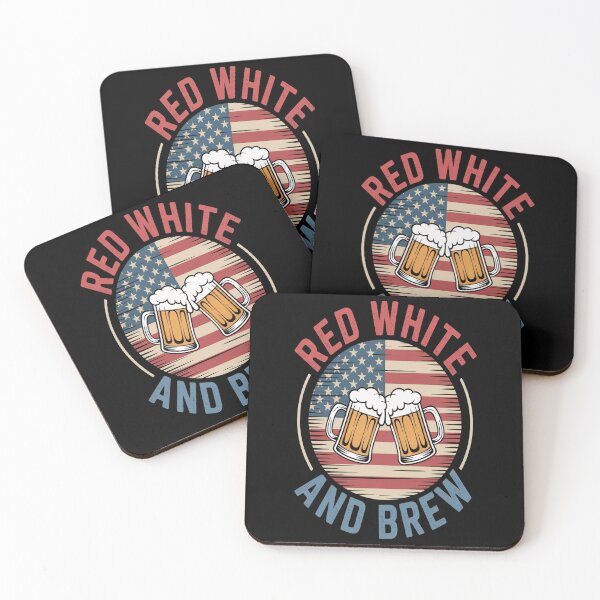 Item preview, Red White & Brew! 4th of July Beer Merica USA designed and sold by kakashinn.
