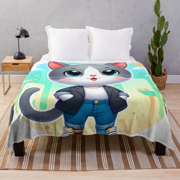 Item preview, Cute Modern Fashion Cat designed and sold by CuteThingsWorld.