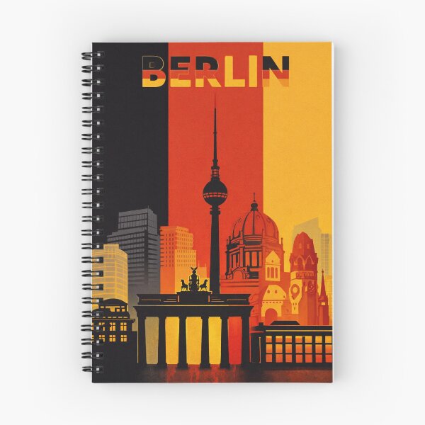 Item preview, Berlin Skyline with Fernsehturm, Reichstag and Brandenburg Gate designed and sold by Aryabek.