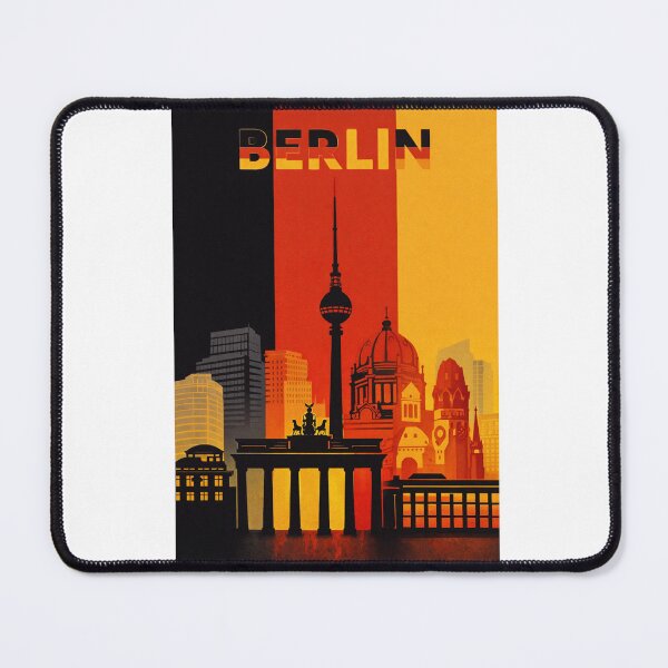 Item preview, Berlin Skyline with Fernsehturm, Reichstag and Brandenburg Gate designed and sold by Aryabek.