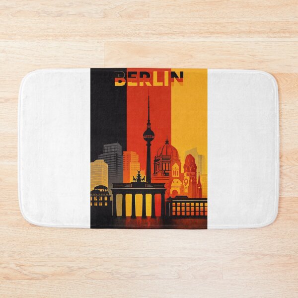 Item preview, Berlin Skyline with Fernsehturm, Reichstag and Brandenburg Gate designed and sold by Aryabek.