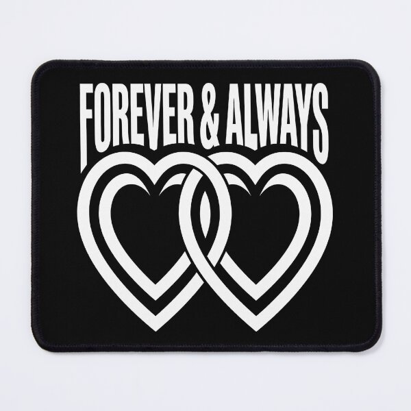 Item preview, Forever And Always - Interlocking Hearts Romantic Design designed and sold by TextCrew.