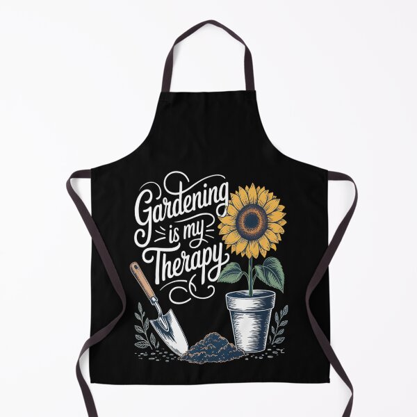 Item preview, Sunflower and Garden Tools Gardening Is My Therapy designed and sold by Lucaseinar.
