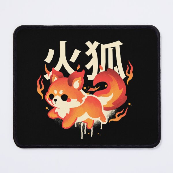 Item preview, Fire kitsune cute Kako fox designed and sold by NemiMakeit.