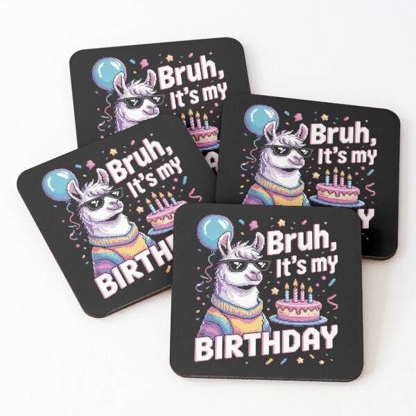Item preview, Bruh Its My Birthday Llama Pinata Boy Girl Family Party Bday 50 designed and sold by MarryIsMonth.