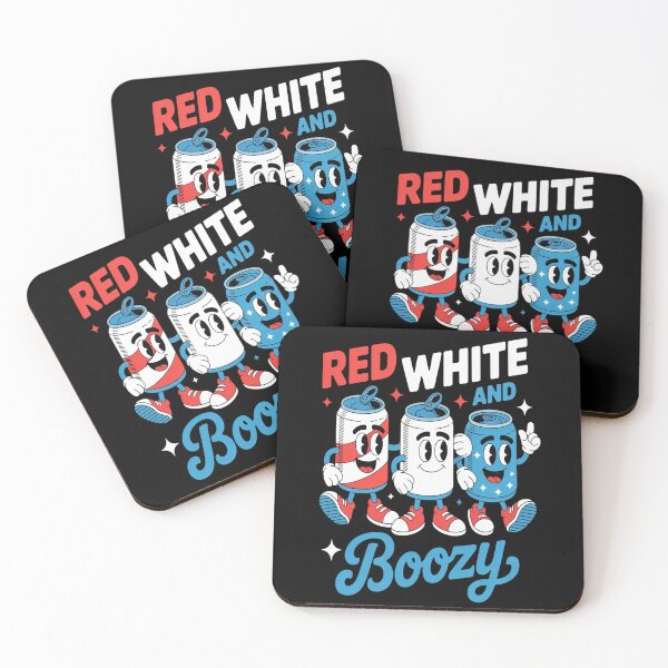 Item preview, Red White And Boozy Beer Lover Happy 4th Of July designed and sold by kakashinn.