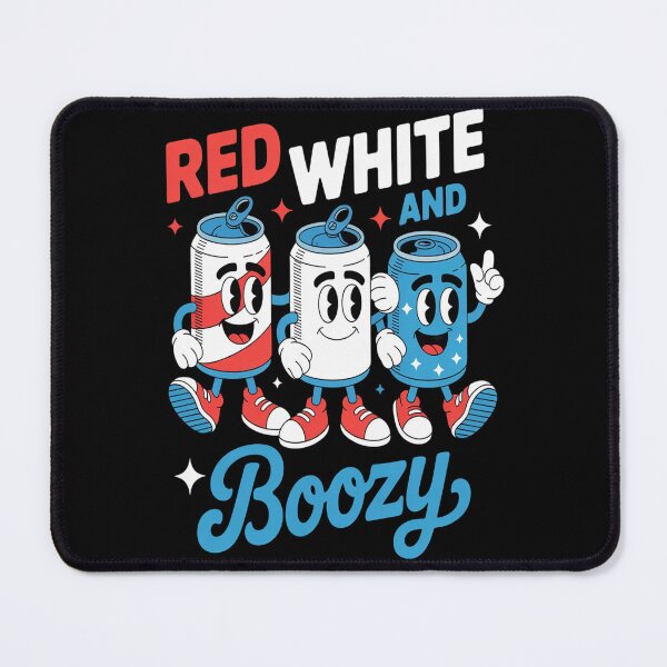 Item preview, Red White And Boozy Beer Lover Happy 4th Of July designed and sold by kakashinn.