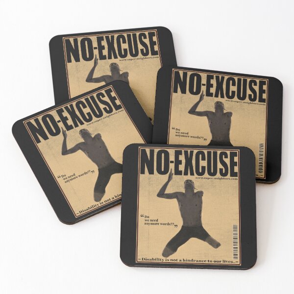 Item preview, NO-EXCUSE_<<Disability is not a hindrance to our lives..>> designed and sold by Pronoian-Space.