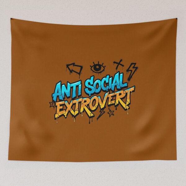 Item preview, Anti Social Extrovert designed and sold by LiaraLael.