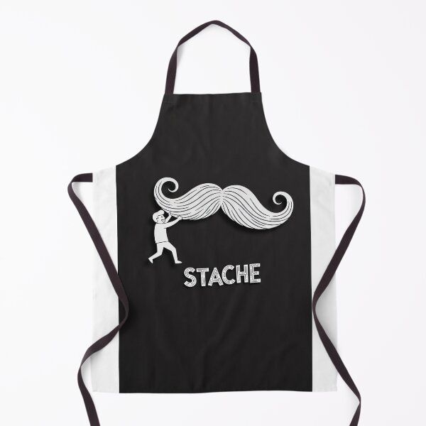 Item preview, The Heavy Stache – Funny Giant Mustache Lifter Minimal Art designed and sold by Paper & Pattern Co.