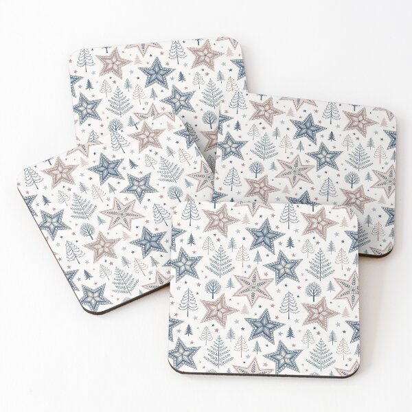Item preview, Star Rosette Borders | Romantic Nordic Folk Craft designed and sold by Shuga-Design.