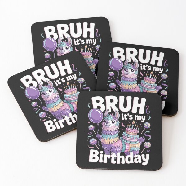 Item preview, Bruh Its My Birthday Llama Pinata Boy Girl Family Party Bday 54 designed and sold by MarryIsMonth.