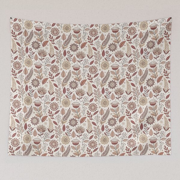 Item preview, Romantic Folk Flower Borders | Scandinavian Valentine Craft designed and sold by Shuga-Design.