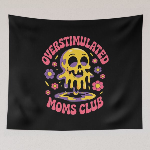 Item preview, Overstimulated Moms Club Saying Groovy Mom Last Nerve designed and sold by FadeOfThrone.
