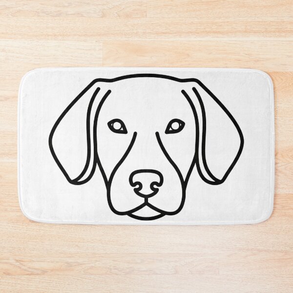 Item preview, Minimal Dog Face Line Art Illustration designed and sold by i1ovedogs.