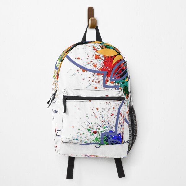 Item preview, Rainbow Splatter Chocolate Floral Abstract  designed and sold by cosettacir6382.