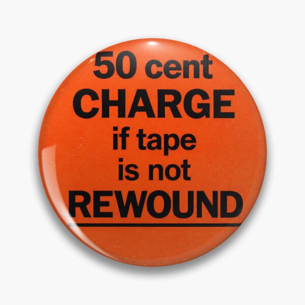 Item preview, Vintage VHS Rental Store Warning Sticker - Retro Rewind Charge designed and sold by Prometheus31.