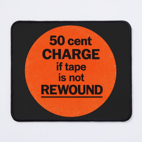 Item preview, Vintage VHS Rental Store Warning Sticker - Retro Rewind Charge designed and sold by Prometheus31.