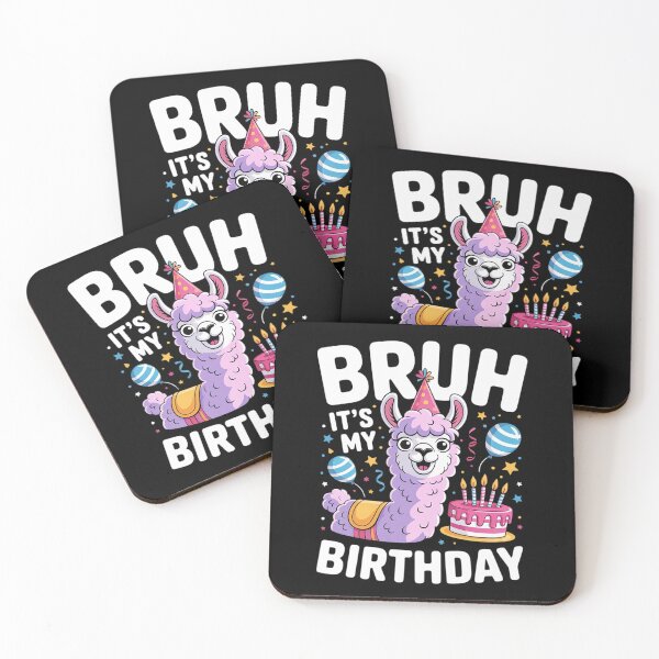 Item preview, Bruh Its My Birthday Llama Pinata Boy Girl Family Party Bday 57 designed and sold by MarryIsMonth.