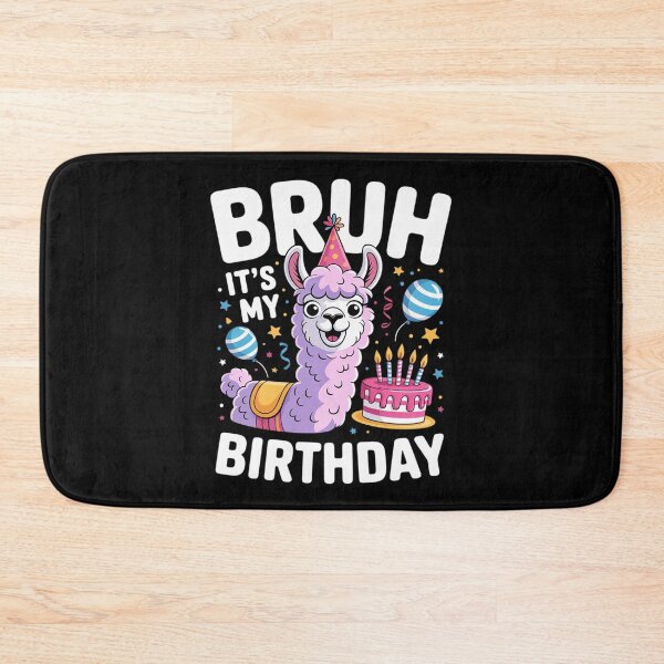 Item preview, Bruh Its My Birthday Llama Pinata Boy Girl Family Party Bday 57 designed and sold by MarryIsMonth.