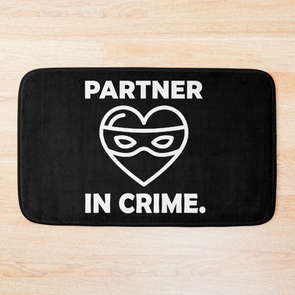 Item preview, Partner In Crime - Masked Heart Best Friend designed and sold by TextCrew.