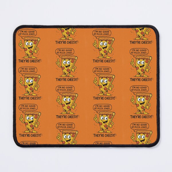 Item preview, Funny Pizza Pun - Cheesy Jokes Retro Cartoon designed and sold by illustroken.