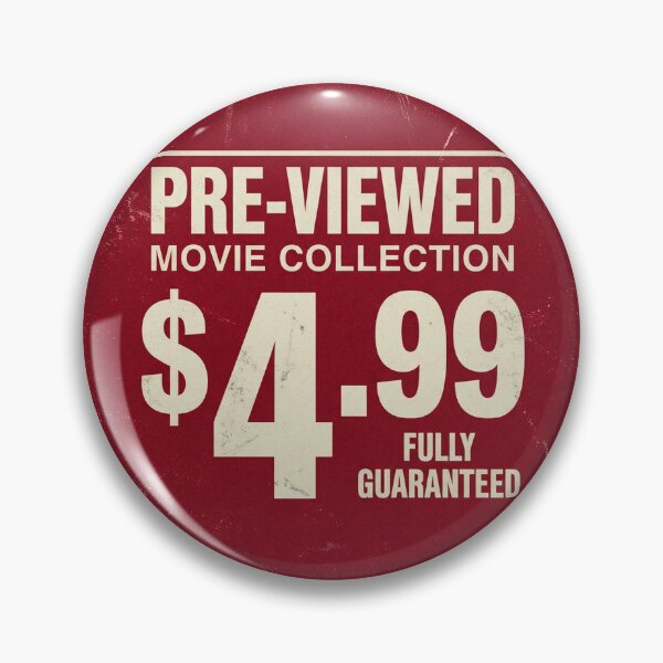 Item preview, Vintage Pre-Viewed Video Rental Sticker - Retro VHS Movie Aesthetic designed and sold by Prometheus31.