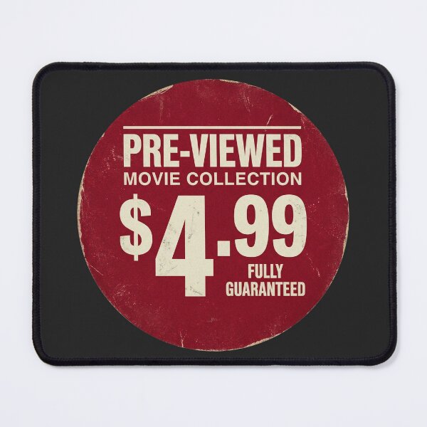Item preview, Vintage Pre-Viewed Video Rental Sticker - Retro VHS Movie Aesthetic designed and sold by Prometheus31.