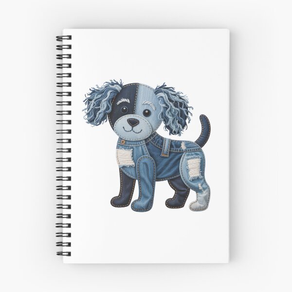 Item preview, Patchwork Denim Puppy designed and sold by jkrphoto.
