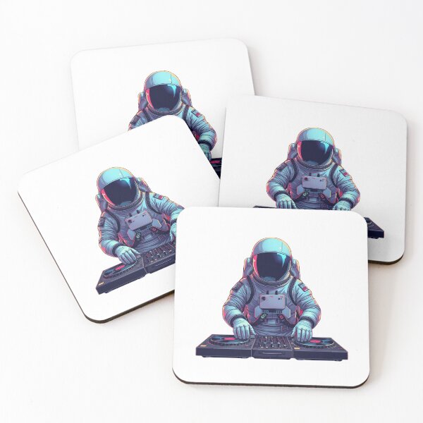 Item preview, Retro astronaut DJ designed and sold by Luisshopp.