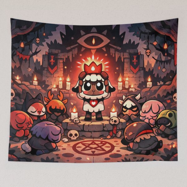 Item preview, Cult of the lamb inspired designed and sold by FeelTheDrawing.