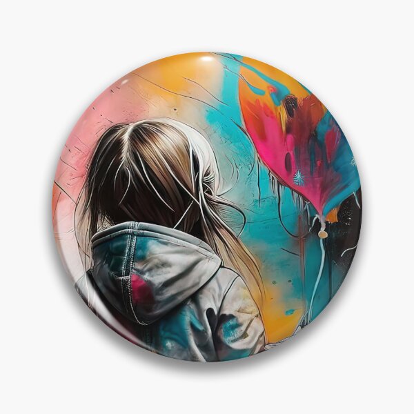 Item preview, Girl with vibrating balloon designed and sold by paulrommer.