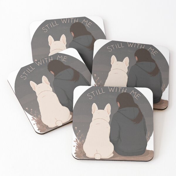 Item preview, Still With Me — Emotional French Bulldog & Owner Minimalist Art designed and sold by frenchiesociety.co.