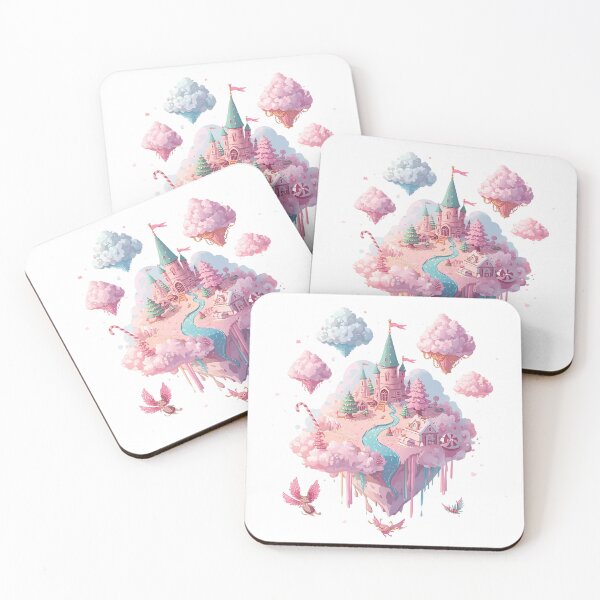 Item preview,  Whimsical Candyland Scene with Cotton Candy Clouds & Syrup Rivers designed and sold by catcurio.