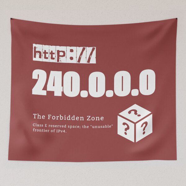Item preview, Ip Address: 240.0.0.0 (The Forbidden Zone) designed and sold by S9View.