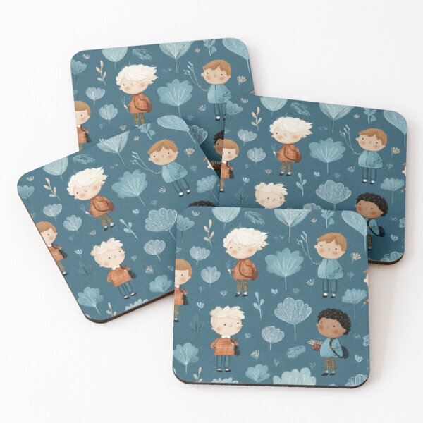 Item preview, Positive boys pattern for kids designed and sold by SmileshareShop.