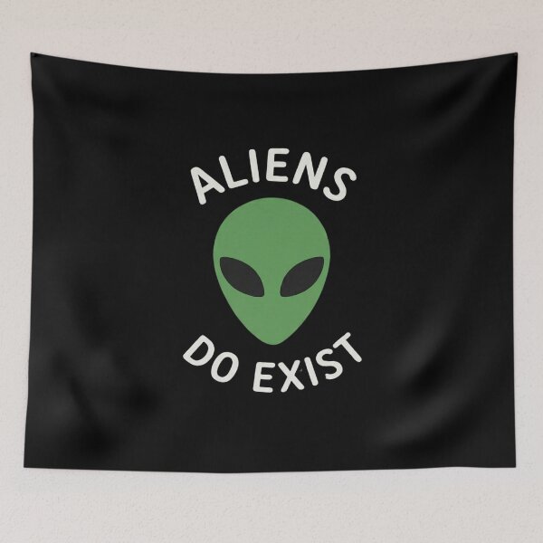 Item preview,  Aliens Do Exist – Minimal Alien Design designed and sold by NOVALOOMARCH.