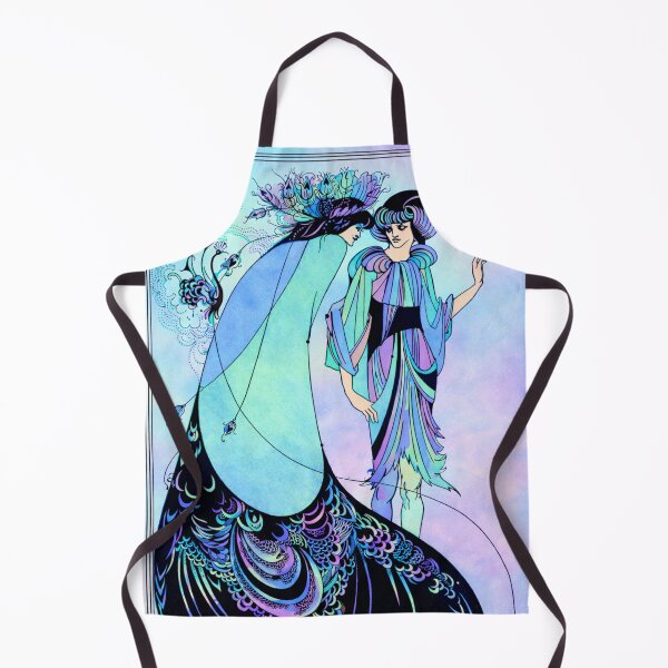 Item preview, Aubrey Beardsley the Peacock skirt, with a splash of colour. designed and sold by bluefrog.