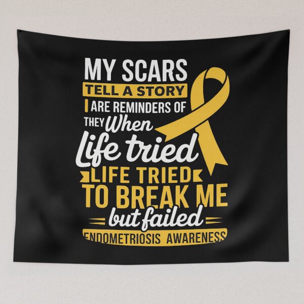 Item preview, My Scars Tell A Story Endometriosis Awareness Endometriosis designed and sold by comptorasunfia.