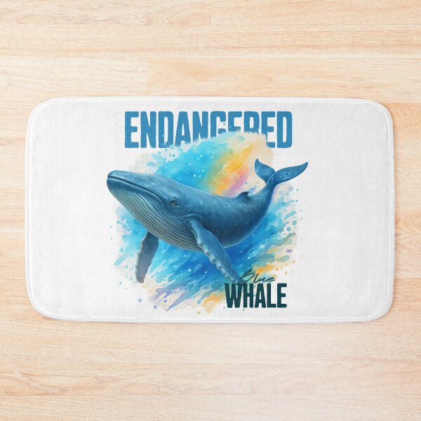 Item preview, Endangered Blue Whale Ocean Art designed and sold by Waratah and Wood.