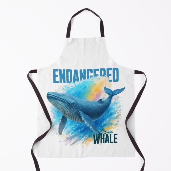 Item preview, Endangered Blue Whale Ocean Art designed and sold by Waratah and Wood.