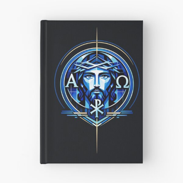 Item preview, Alpha & Omega Radiant Christ (Bauhaus Icon) designed and sold by Sanctum Icons.