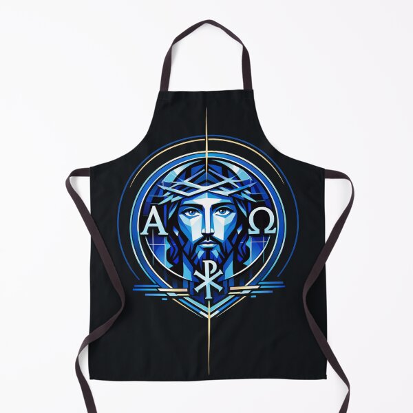 Item preview, Alpha & Omega Radiant Christ (Bauhaus Icon) designed and sold by Sanctum Icons.