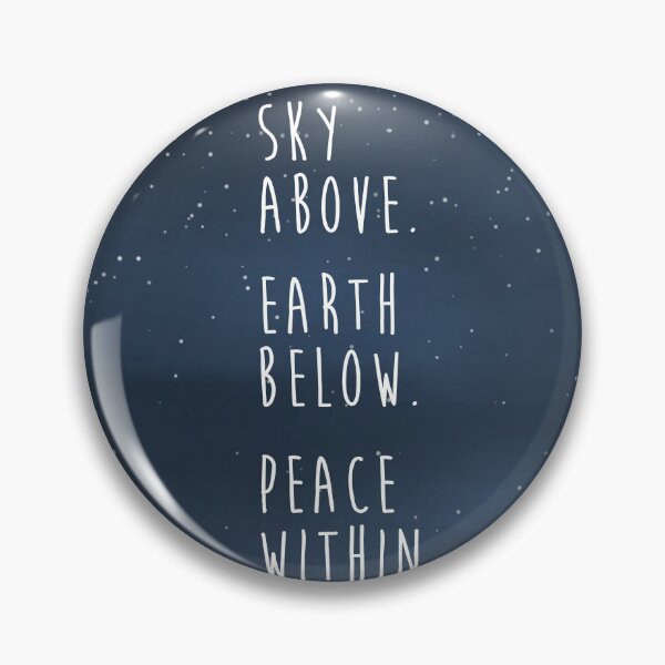 Item preview, Peace Quotes, sky above earth below peace within designed and sold by corbrand.