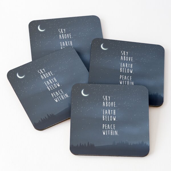 Item preview, Peace Quotes, sky above earth below peace within designed and sold by corbrand.