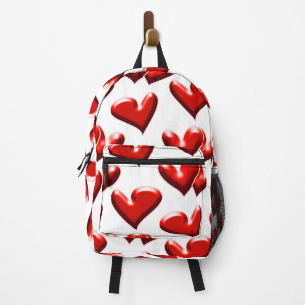 Item preview, Red hearts - White designed and sold by Yamy Morrell Art and Design.